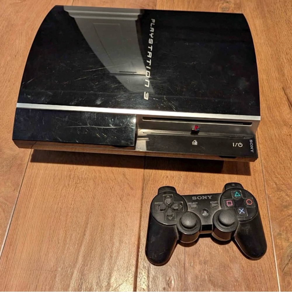 Sony Gaming Console with Black Finish